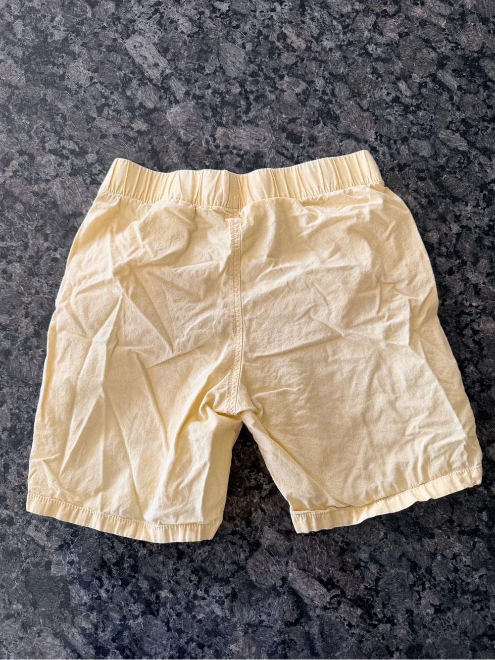3/$15 H&M Kids Yellow Cotton Pull On Shorts Size 6X Summer Lightweight